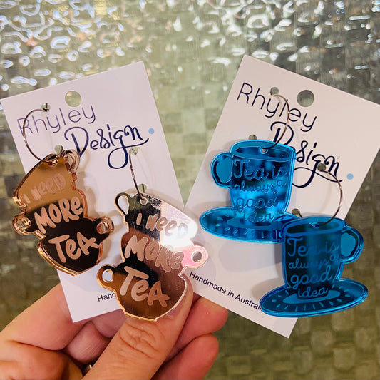 Tea Time Statement Earrings