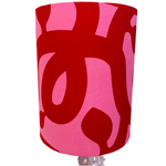 Red & Pink Mod Glass Table Lamp (shade on sale)