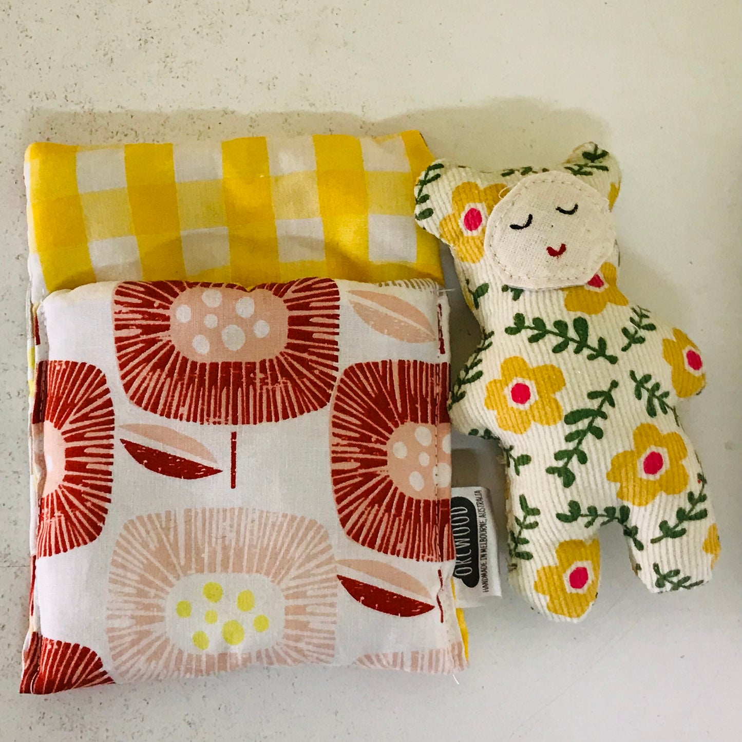 Handmade OOAK Mini Sleepy Bear with Sleeping Bag