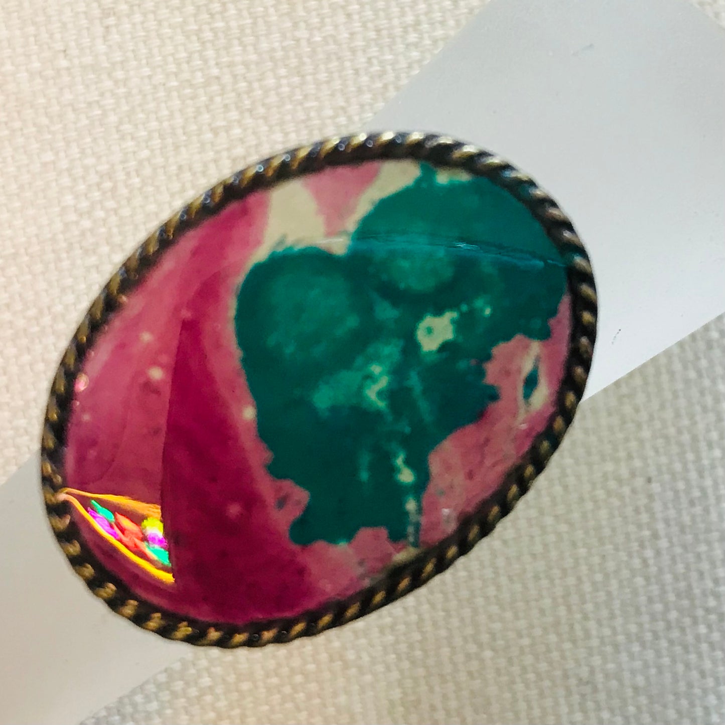Mixed Metal & Resin adjustable rings