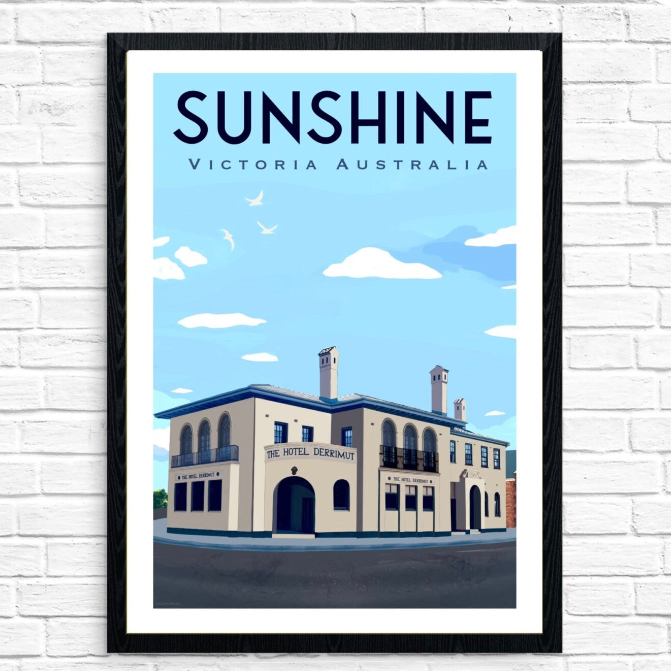 Vintage Poster - Sunshine Hotel Derrimut