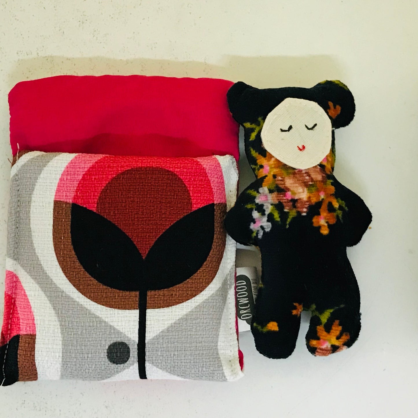 Handmade OOAK Mini Sleepy Bear with Sleeping Bag