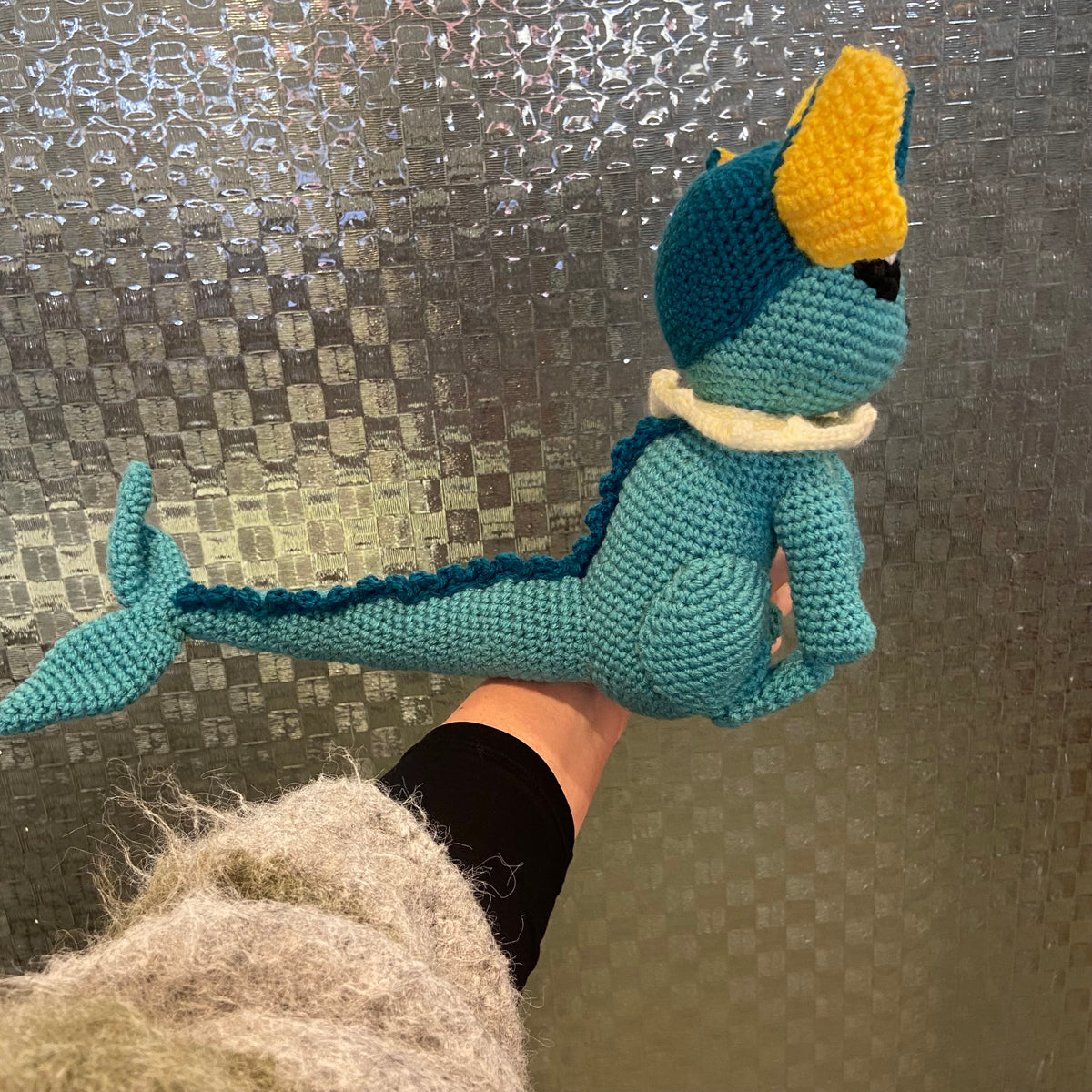 Vaporeon Pokemon Crochet Toy