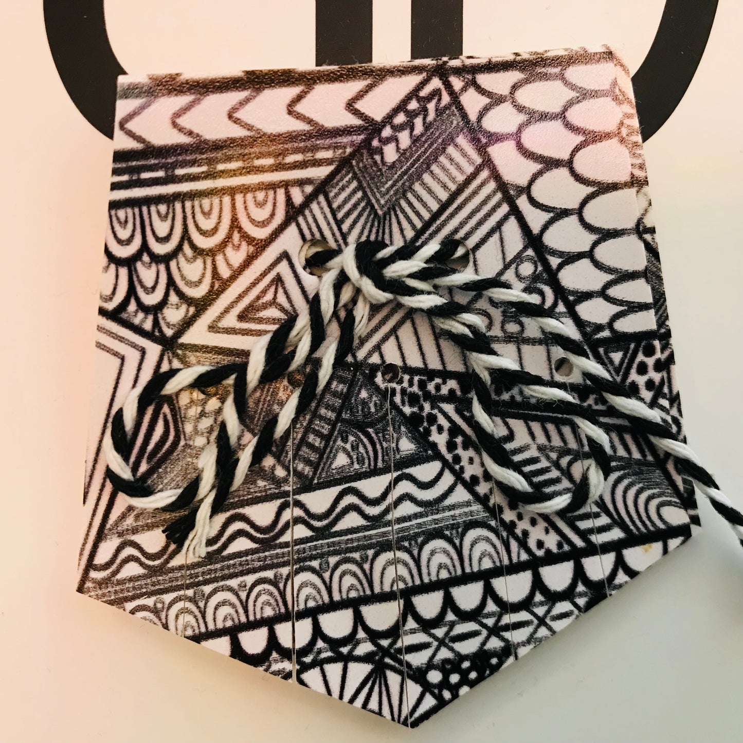 Hand painted leather, faux-leather, perspex & vinyl Shoe Tassel Fringe