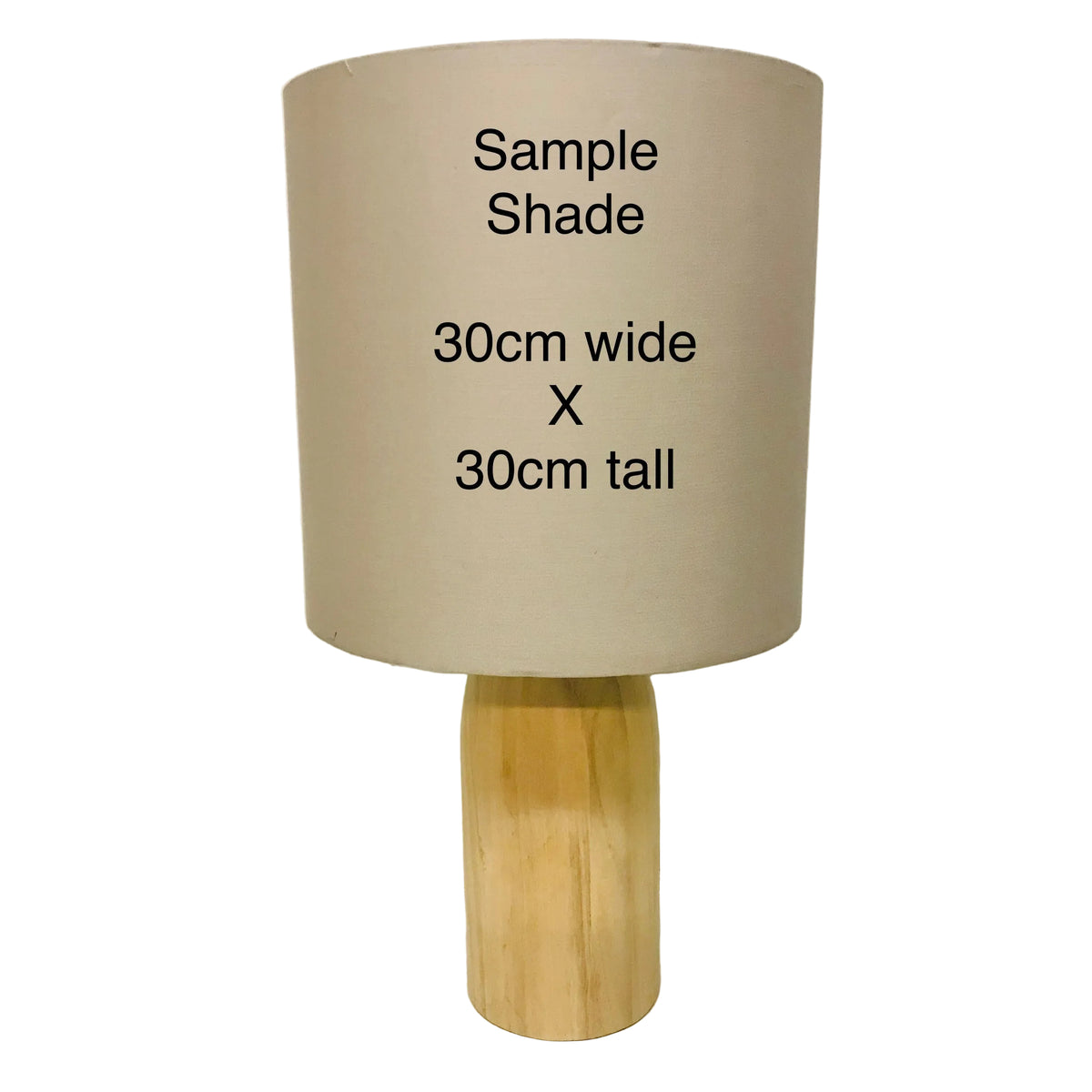 Lamp Base Only - Blonde Timber Table Lamp