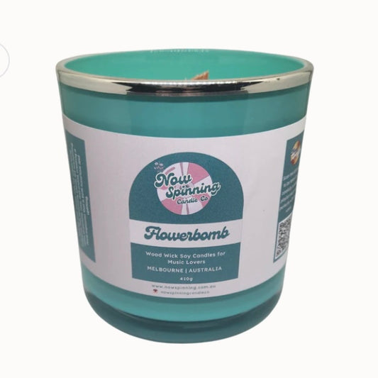 Candles for Music Lovers - Flowerbomb with Tunes