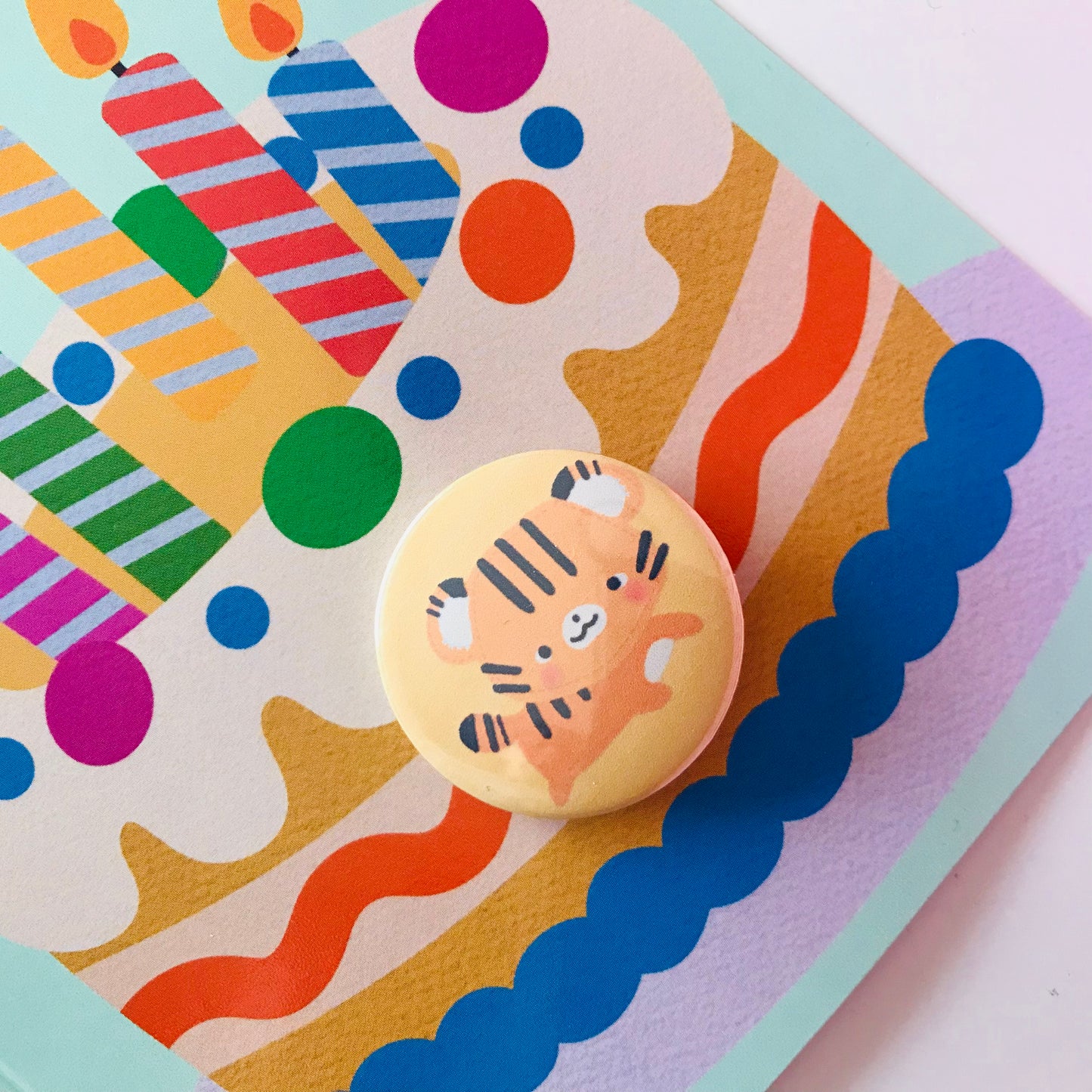Badge Pin Birthday Cards