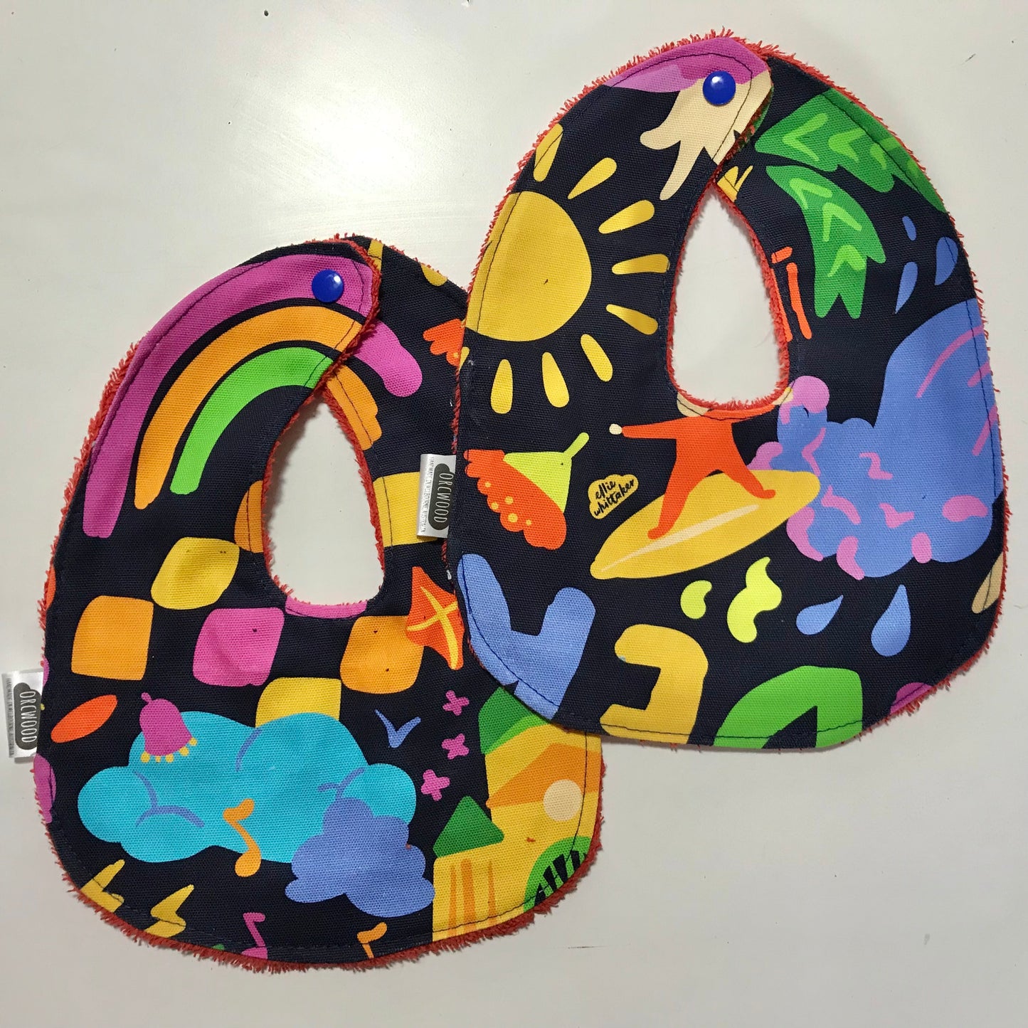 Bibs - Handmade upcycled baby and toddler bib