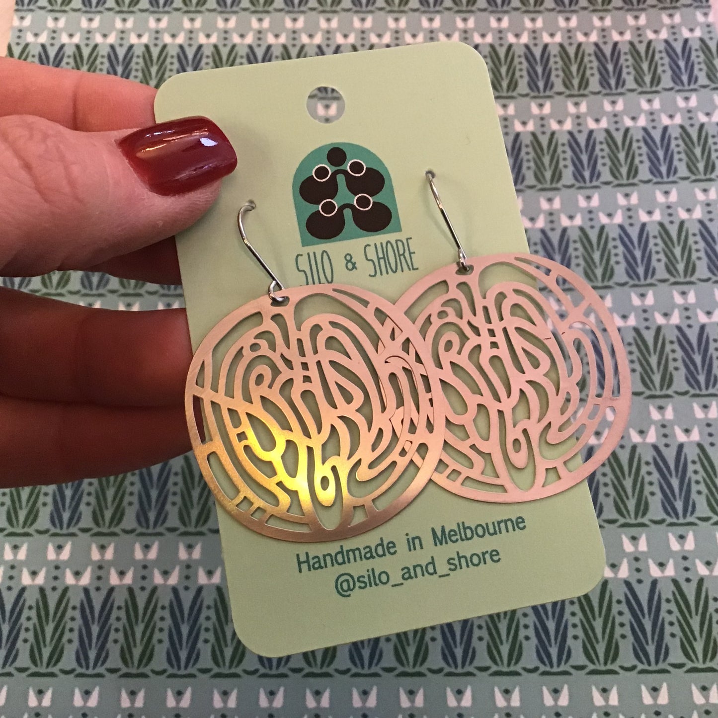 Stainless Steel Statement Earrings - Sojourn Range