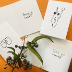 Feminist iIlustrated Quirky Greeting Cards