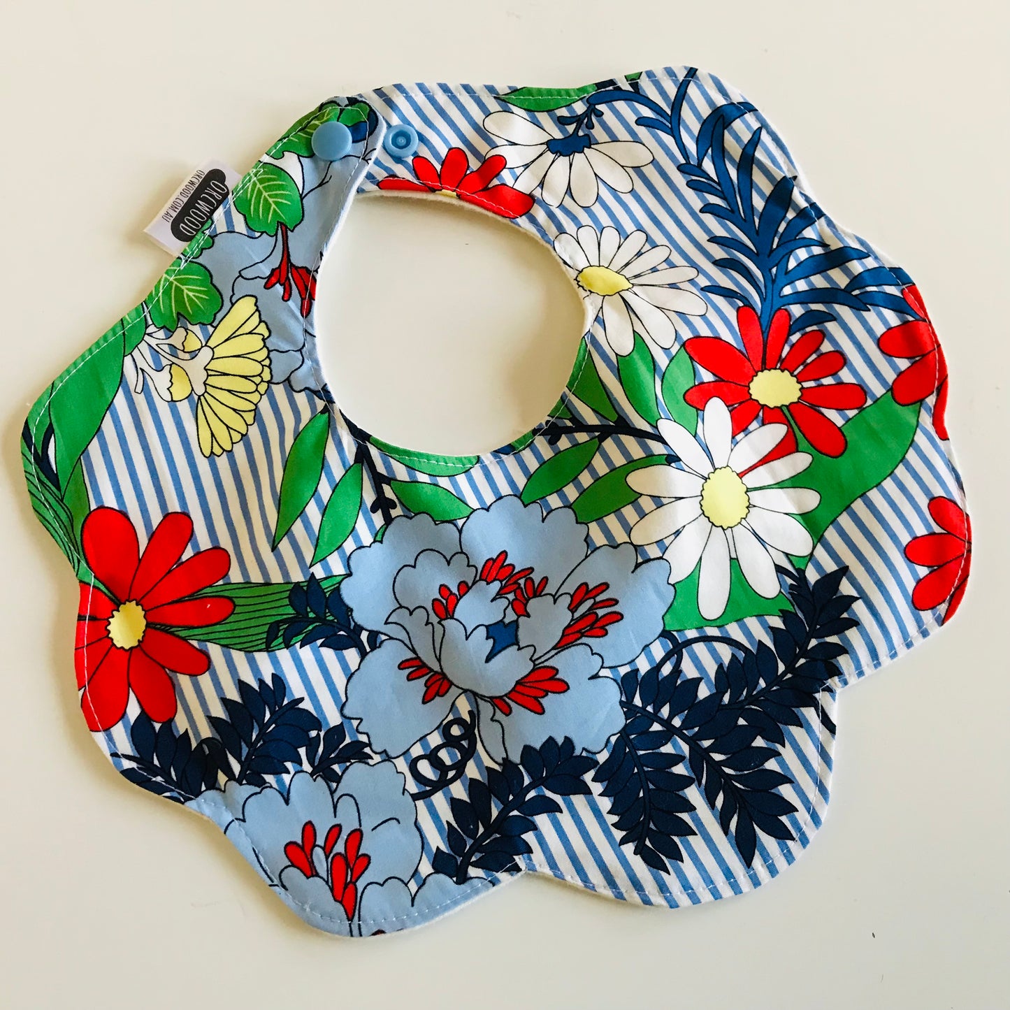 Bibs - Handmade Scalloped baby and toddler bib