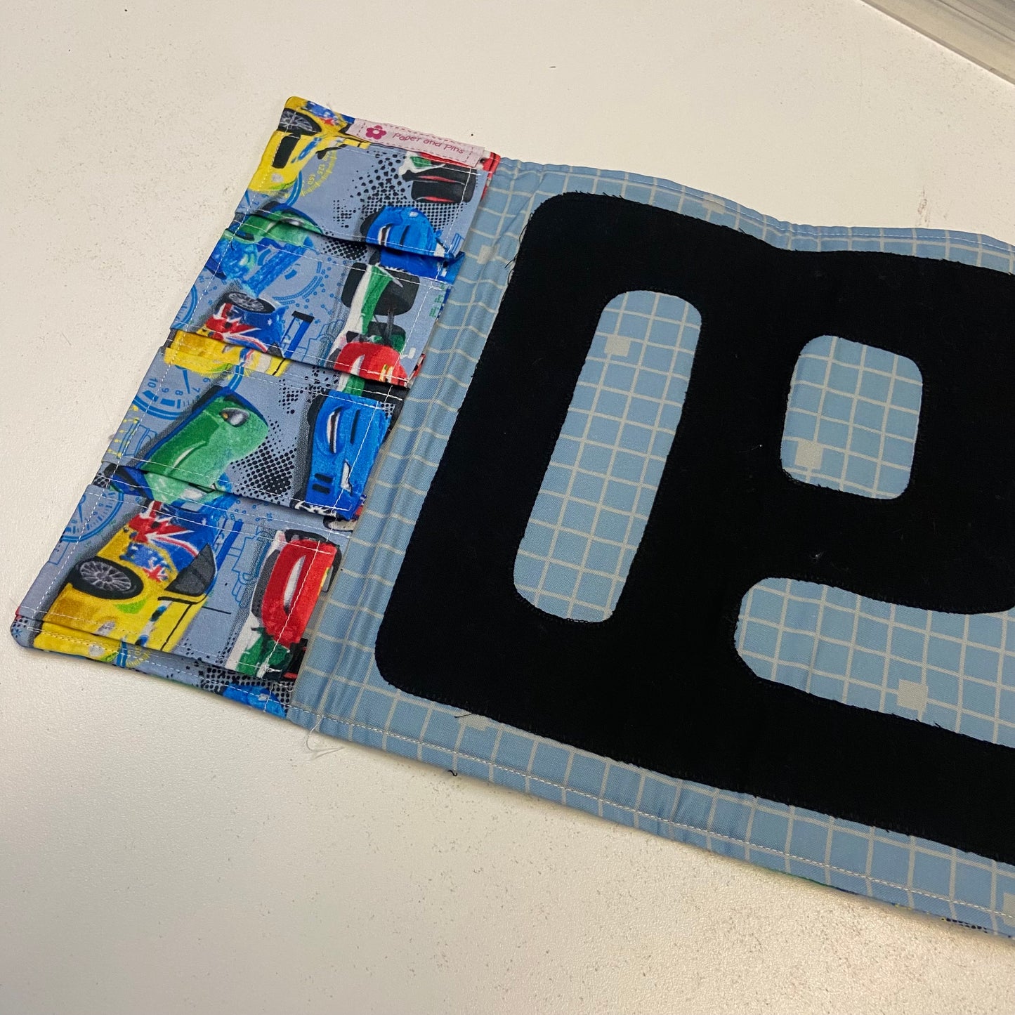 Handmade Fabric Toy Car Travel Roll Wallet