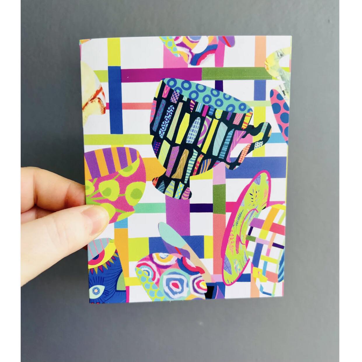 Abstract Art Blank Greeting Cards