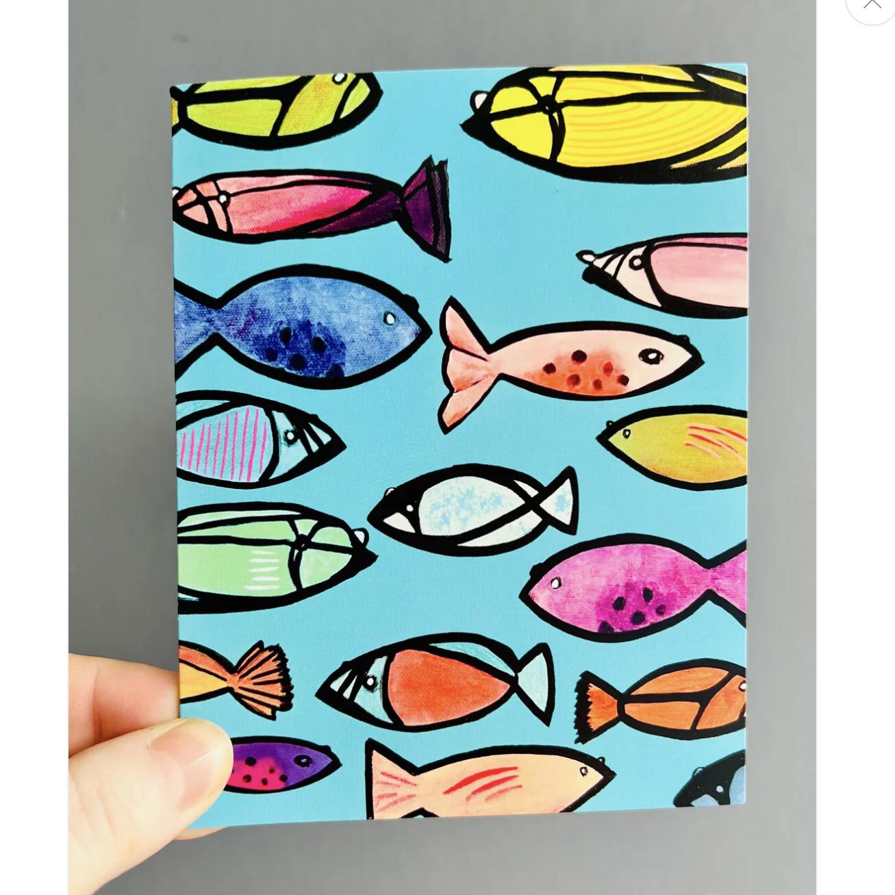 Abstract Art Blank Greeting Cards