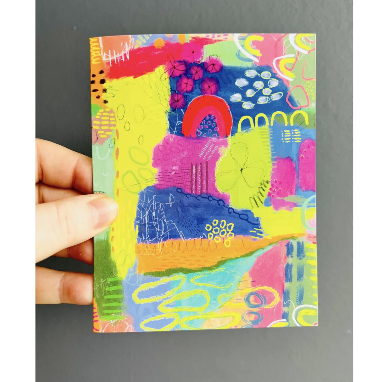 Abstract Art Blank Greeting Cards