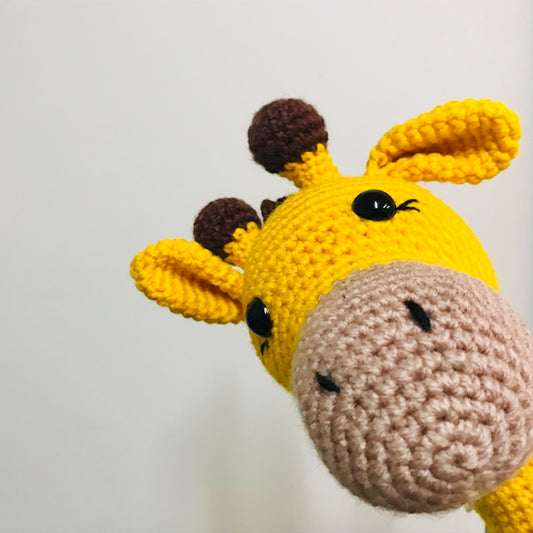 Standing Giraffe Crochet Toy