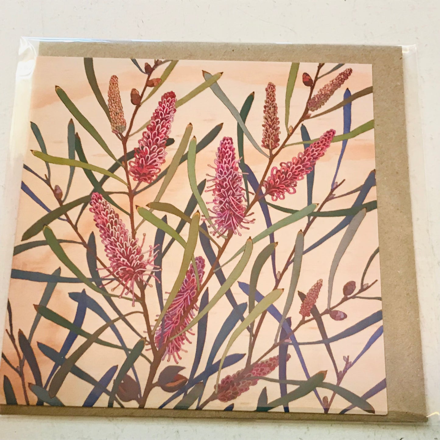 Flora Square Blank Greeting Cards
