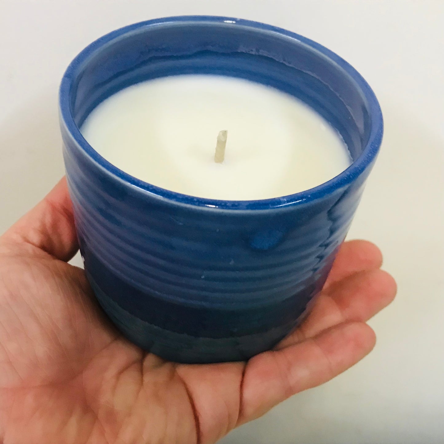 Ceramic Handthrown Candle with Reusable Vessel