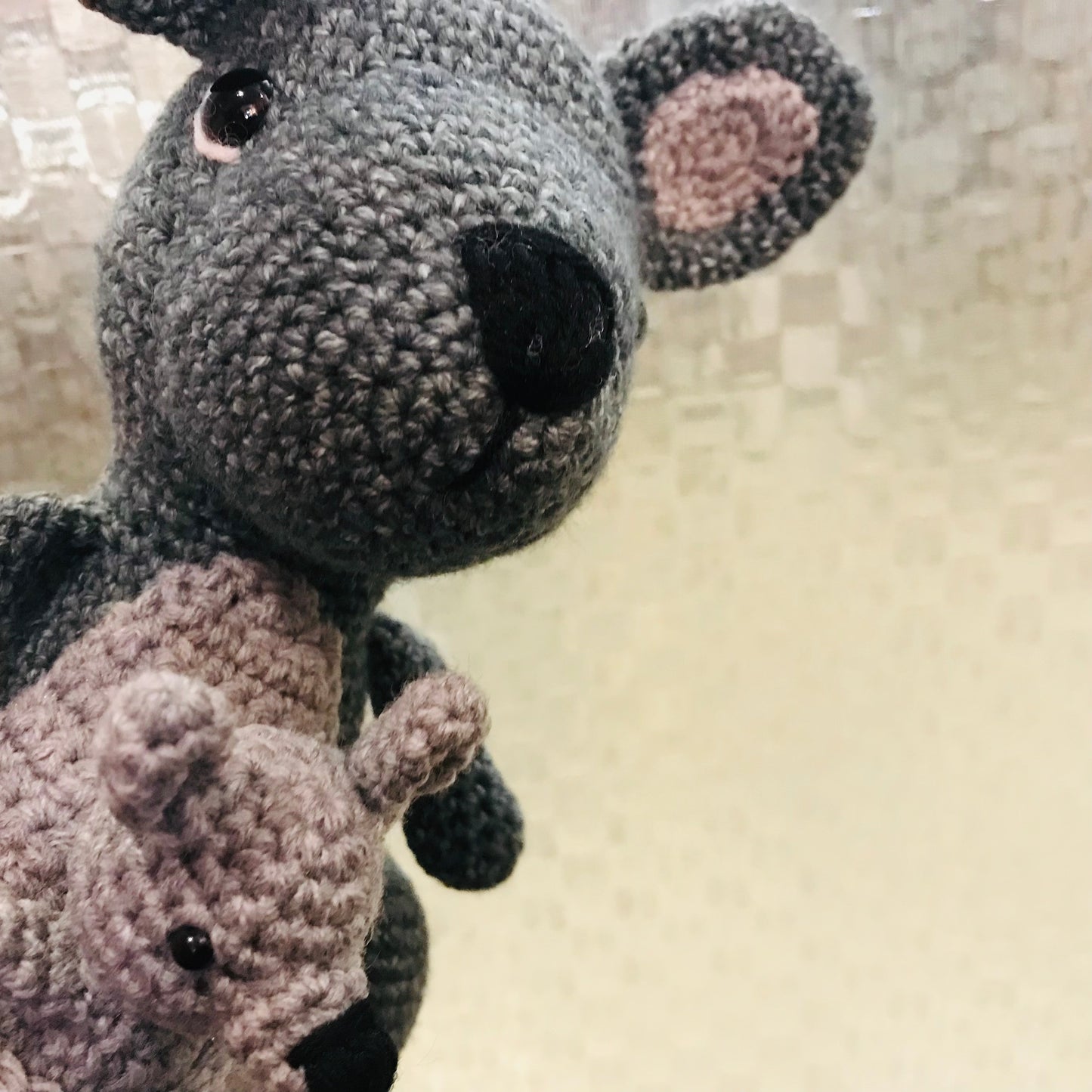 Kangaroo & Joey Crochet Toy