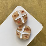 Novelty Studs Earrings - Graphic Acrylic