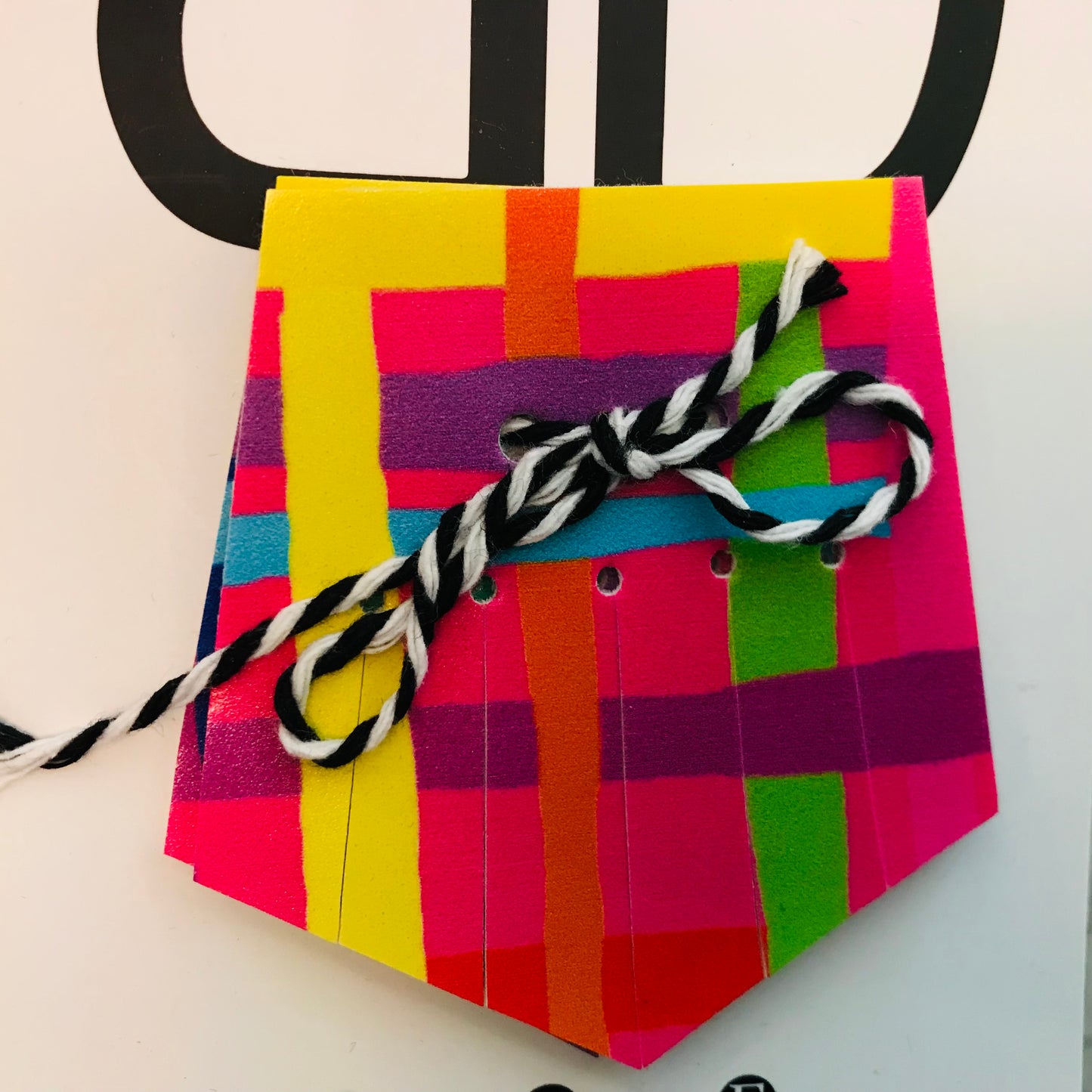 Hand painted leather, faux-leather, perspex & vinyl Shoe Tassel Fringe