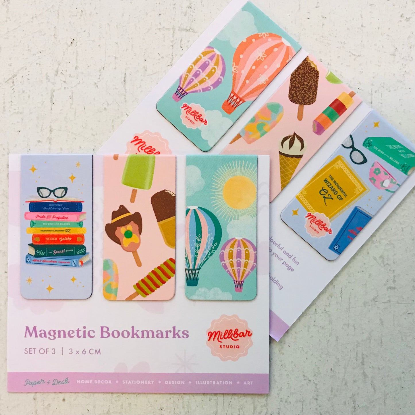 Illustrated Magnetic Bookmark