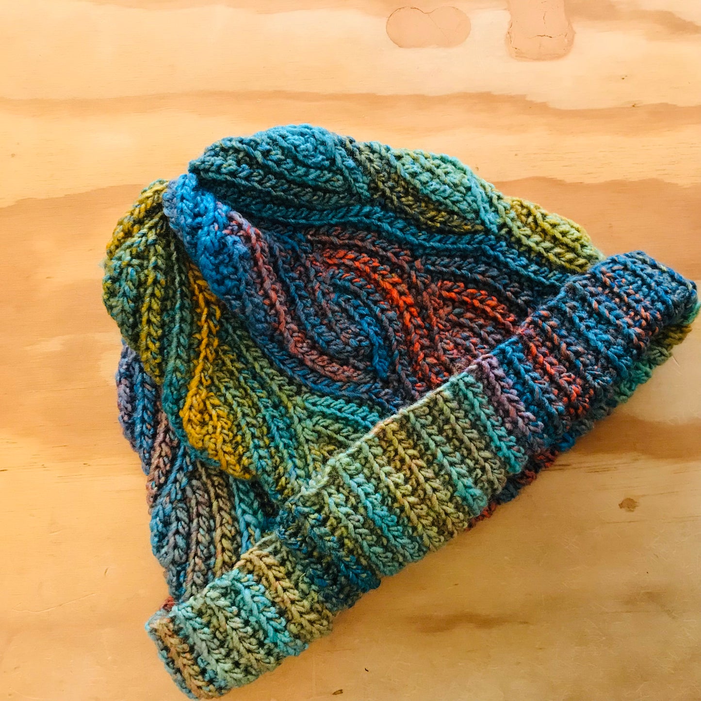 Crochet Wool Blend Beanies - various colours