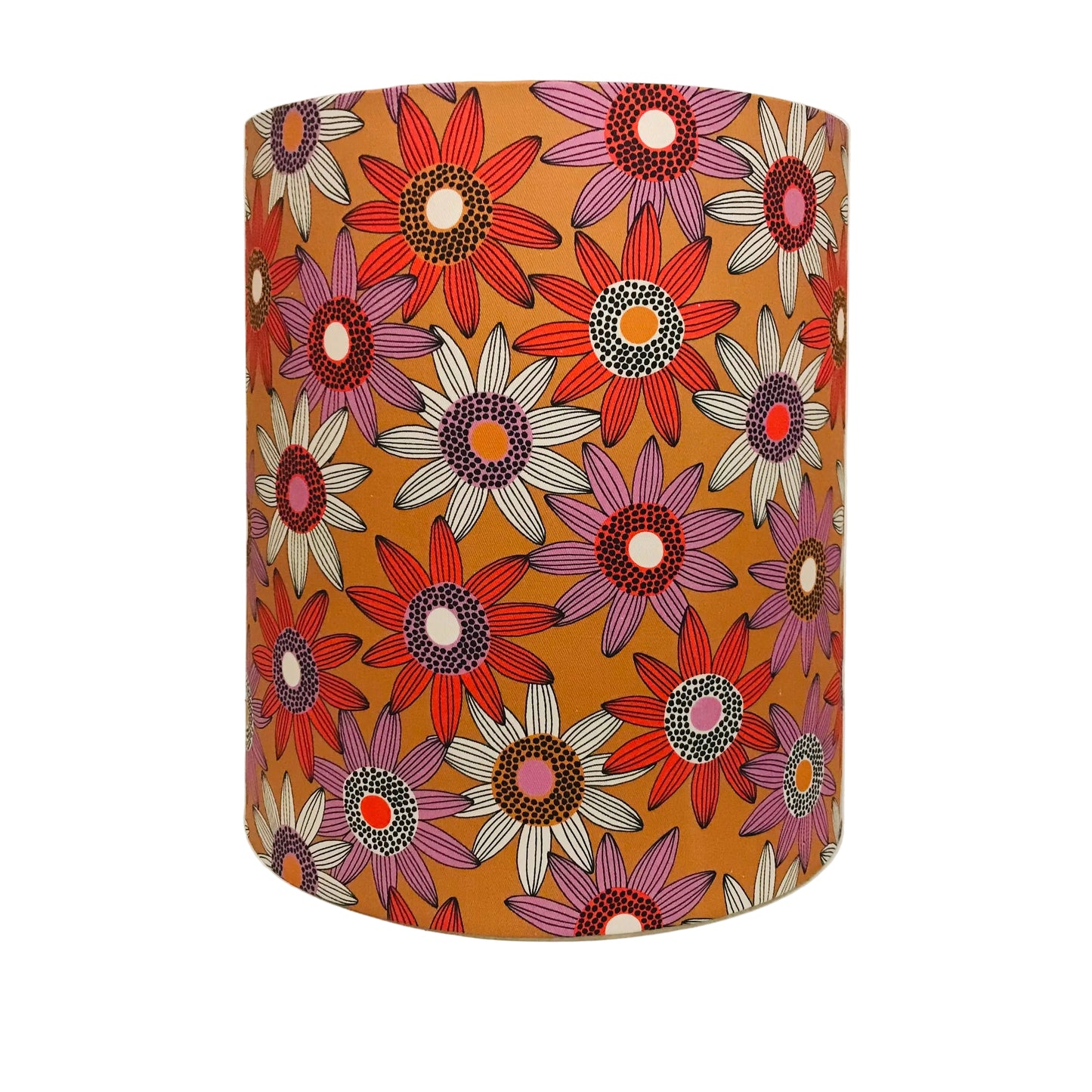 Autumn Daisies Timber Table Lamp