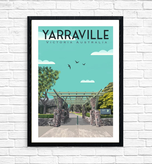Vintage Poster - Yarraville Gardens Glow