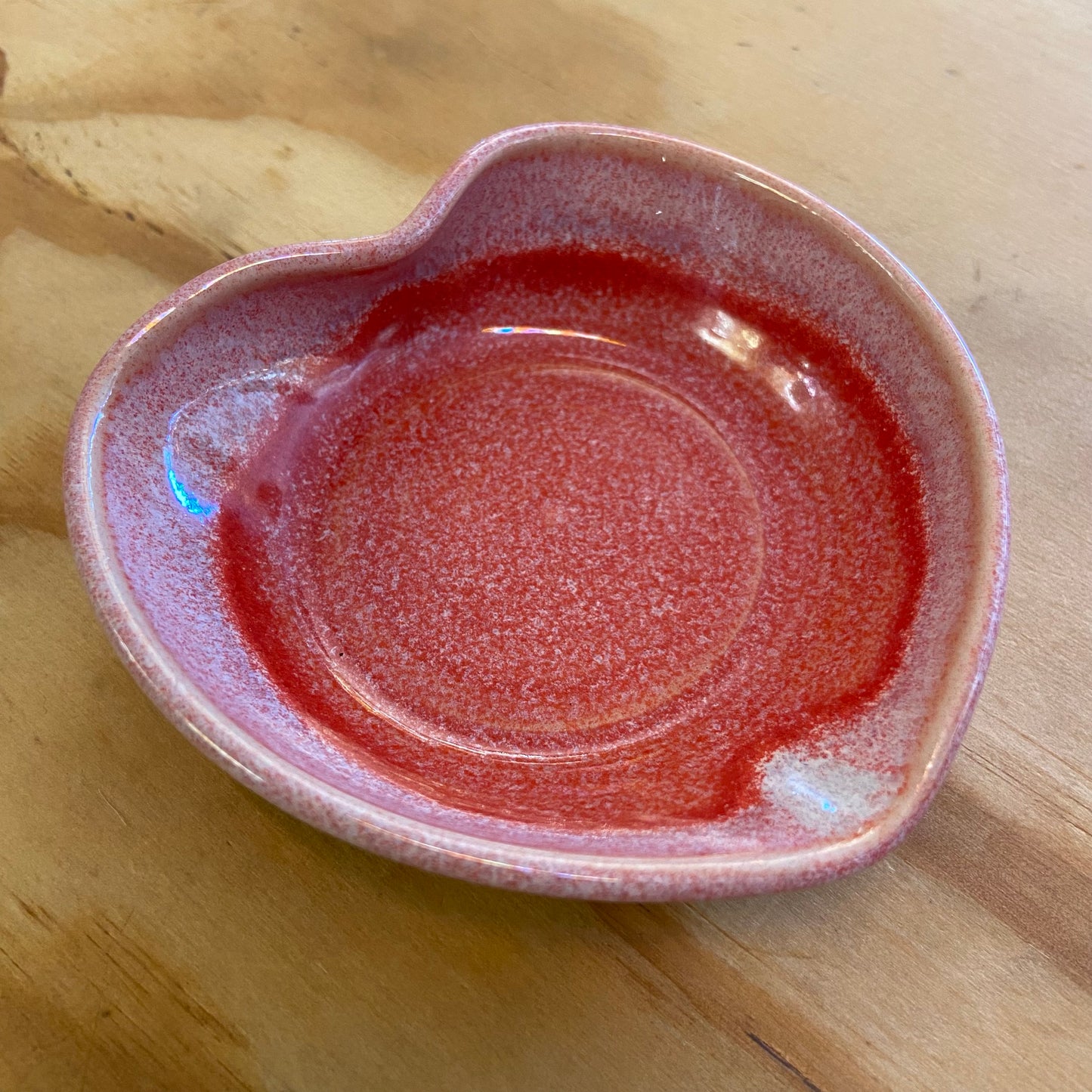 Handthrown Pottery Heart Trinket Dish