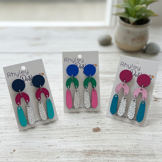 Kaleidoscope Statement Earrings