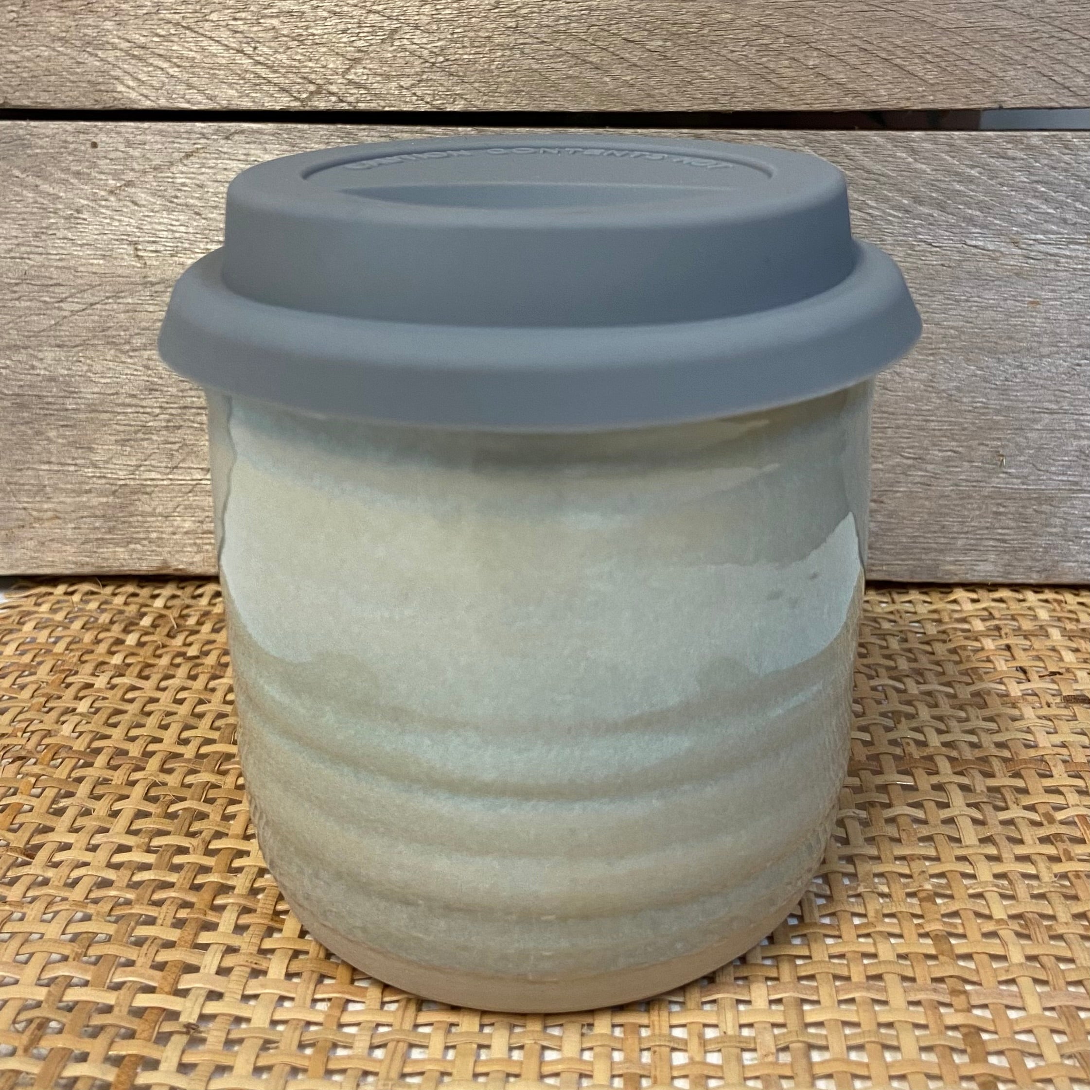 Handmade Travel Cup with Silicone Lid