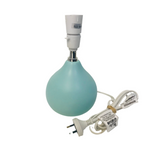 Aqua Watercolour Blooms Small Table Lamp