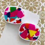 Novelty Studs Earrings - Graphic Acrylic