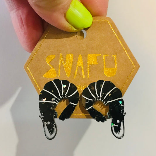 Prawn Stud Earrings