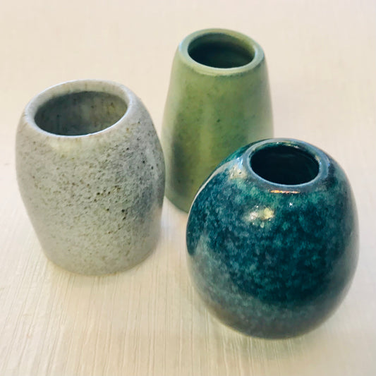 Ceramic Handthrown Tiny Vases