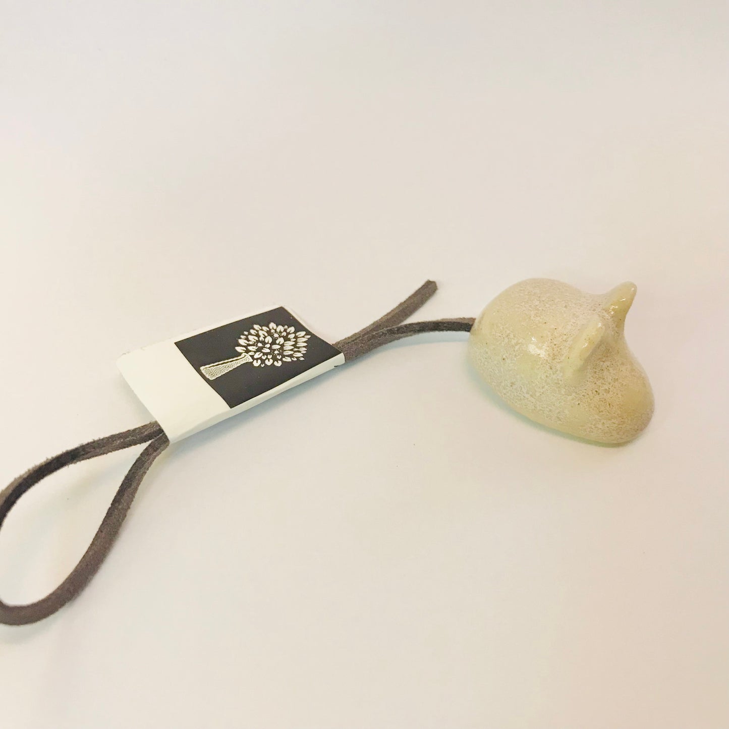 Handthrown Pottery Book Bunny Bookmark