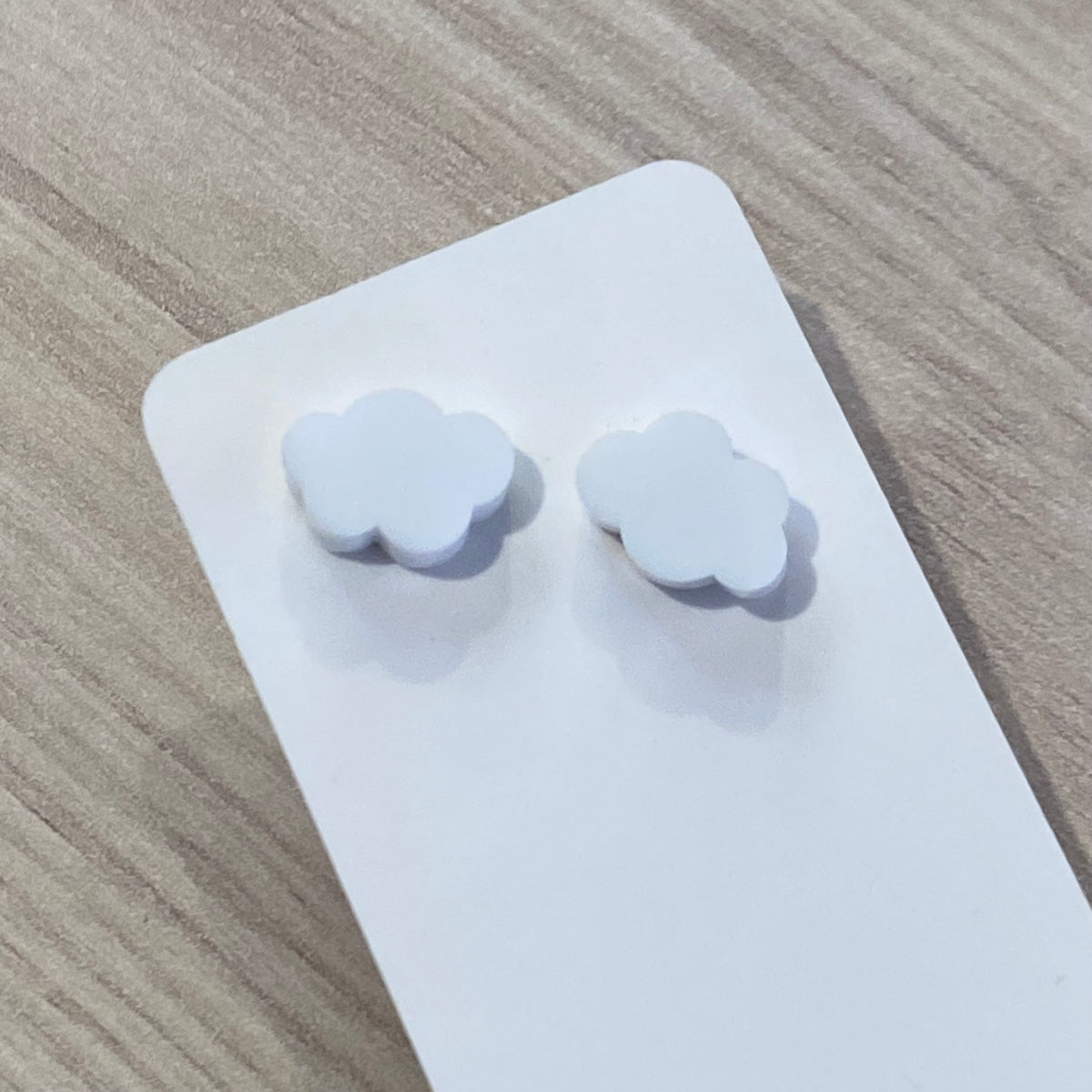 Novelty Studs Earrings - Graphic Acrylic