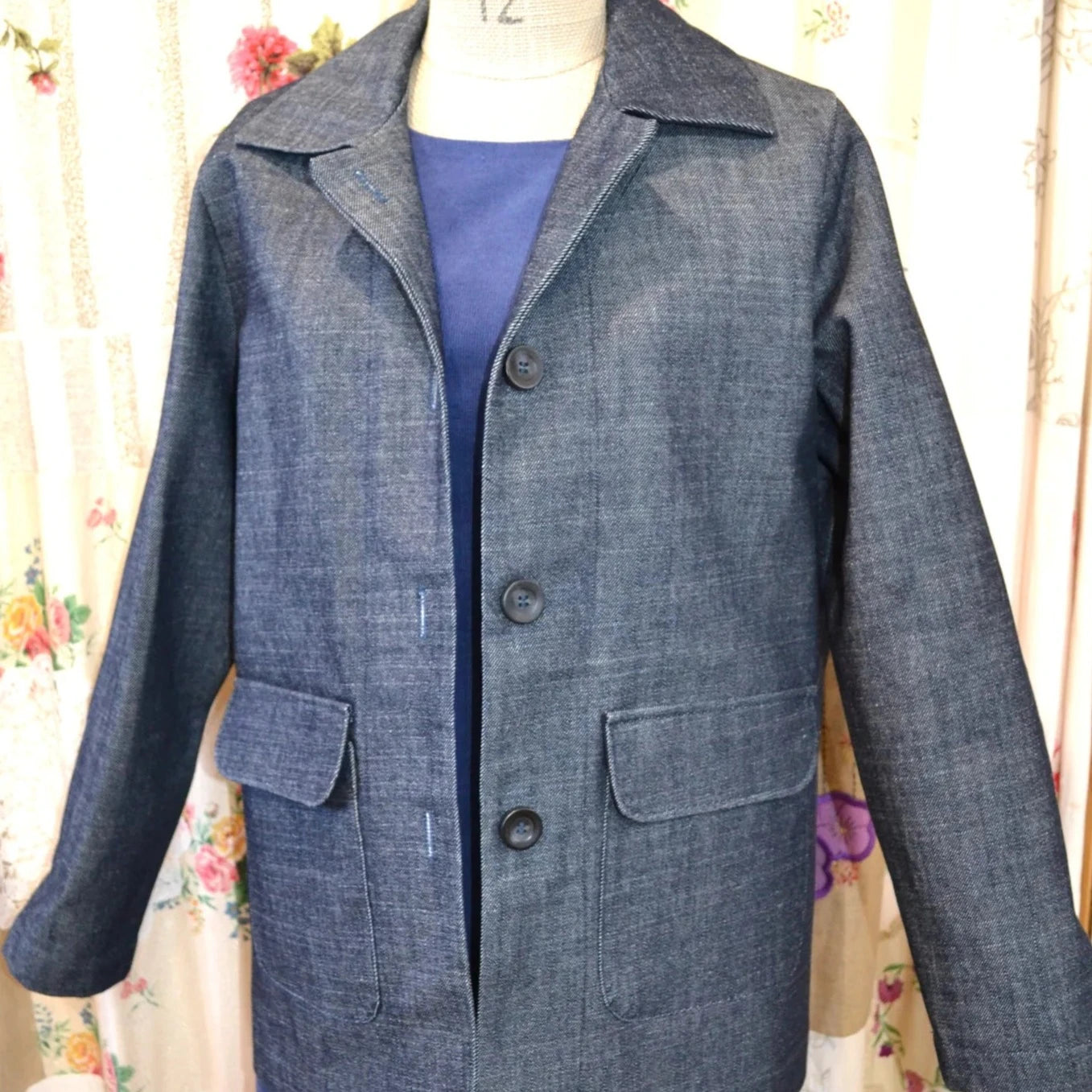 Women's Handmade Denim Utility Jacket