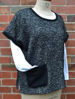 Women's Handmade Rider Vest - Black Marle