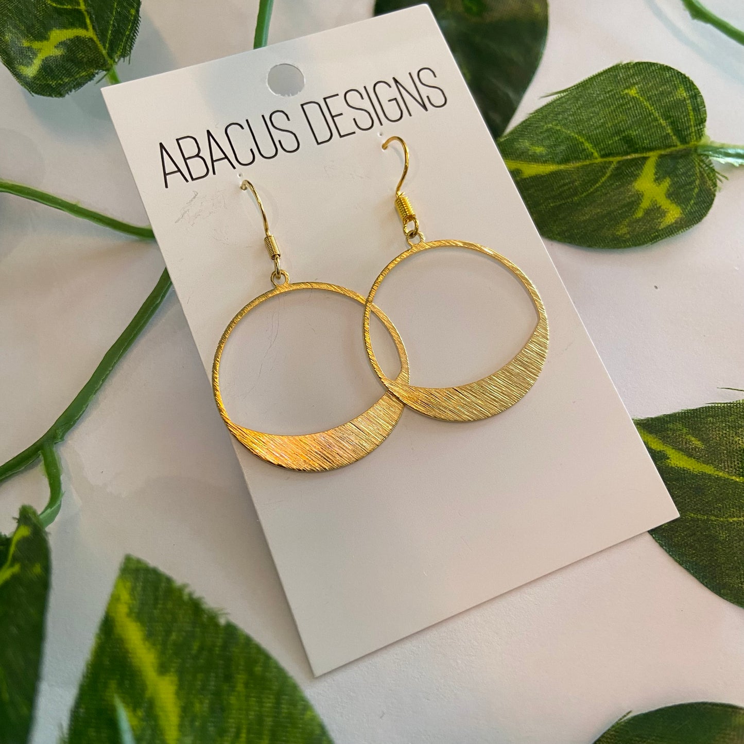 Brass Dangle Earrings