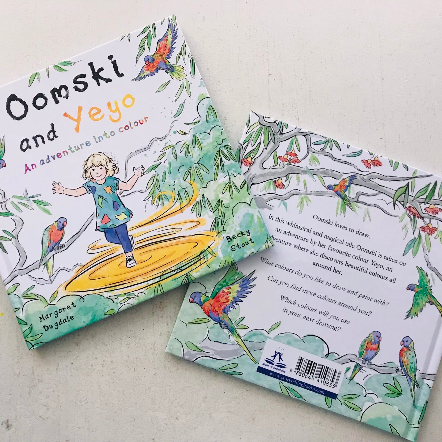 Oomski & Yeyo: An Adventure into Colour - Hardcover picture book by Margaret Dugdale