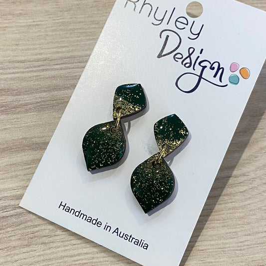 Glitter Statement Earrings