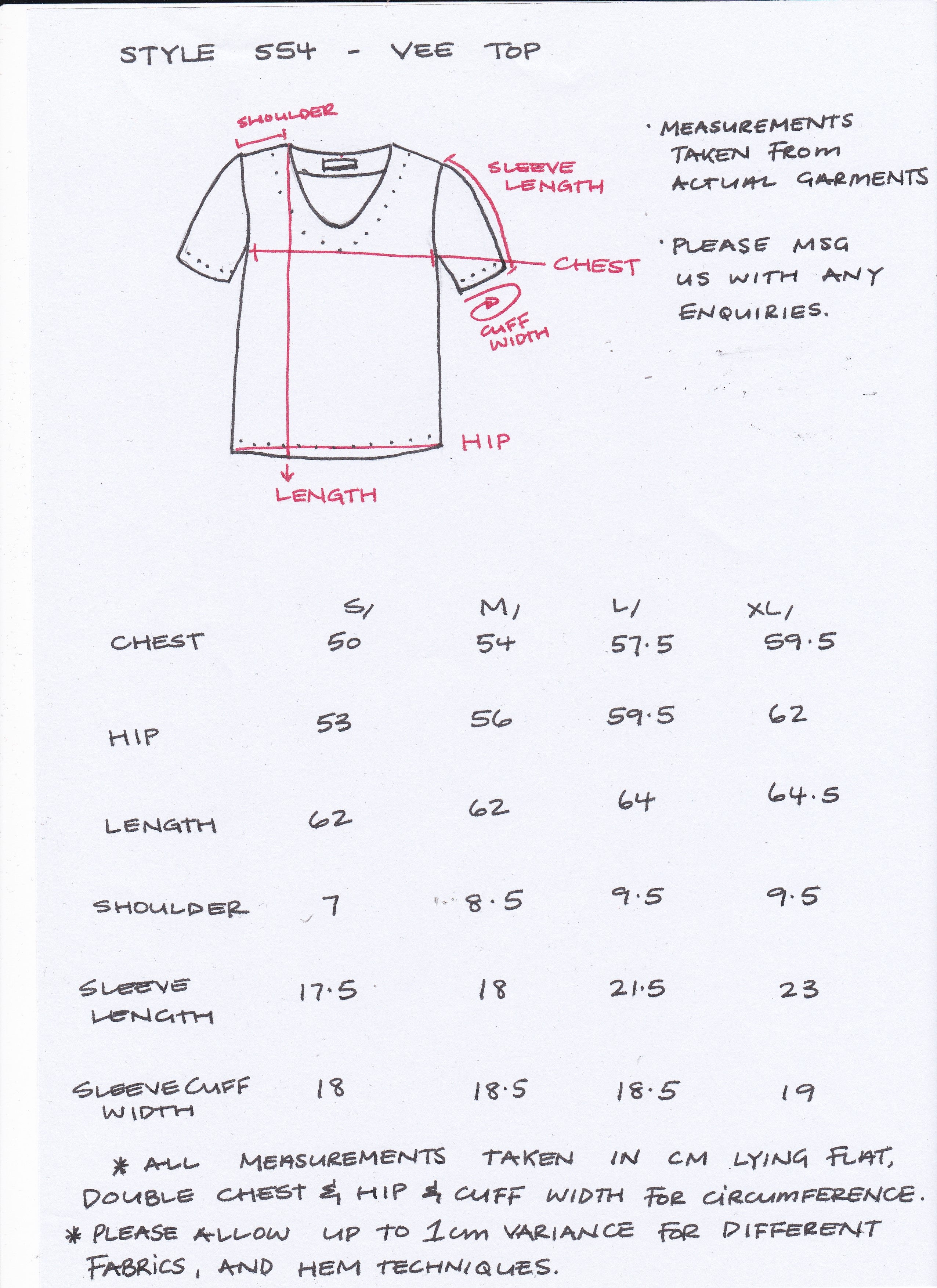 Women's Handmade V Top - Hibiscus ** ON SALE **