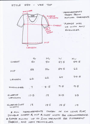 Women's Handmade V Top - Hibiscus ** ON SALE **