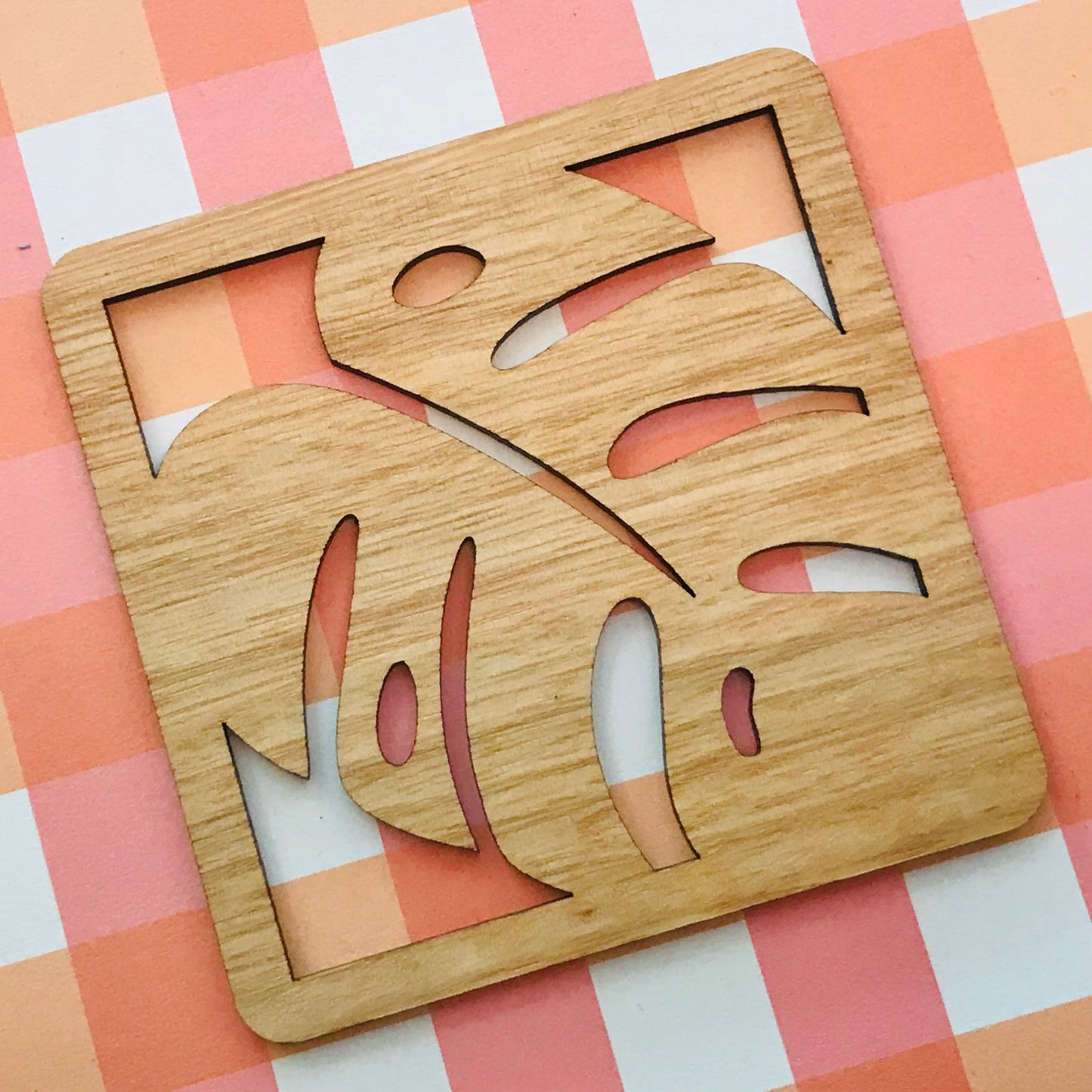 Laser Cut & Engraved Australian Sustainable Timber Individual Coasters