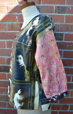 Women's Handmade Cotton Top - Geisha Tea Party