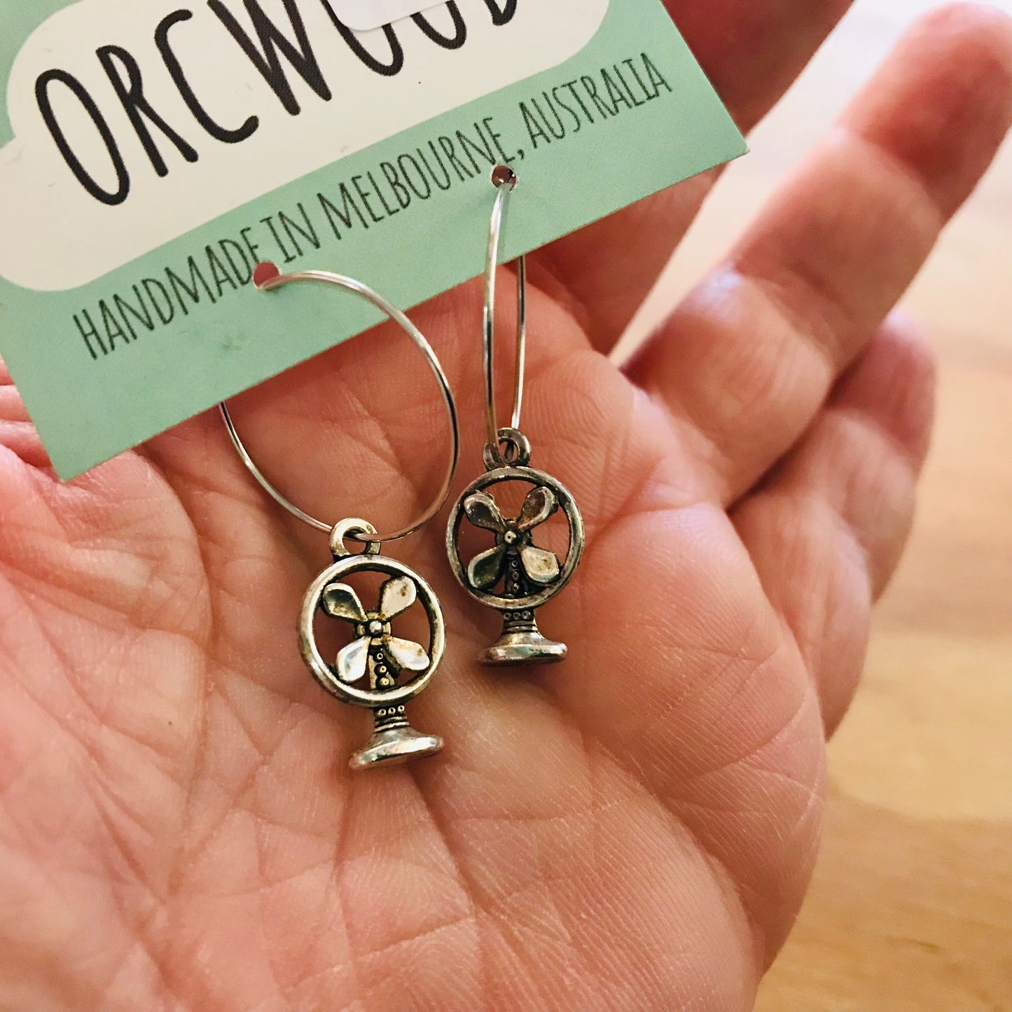 Novelty Charm Hoop Earrings