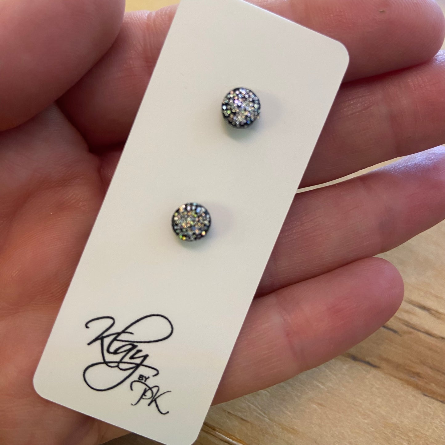 Handmade Polymer Clay Earrings - studs