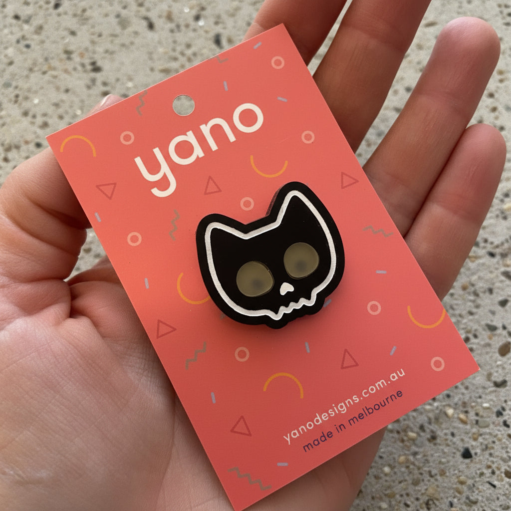 Acrylic Animal Brooch Badge